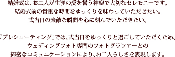プレシューティング